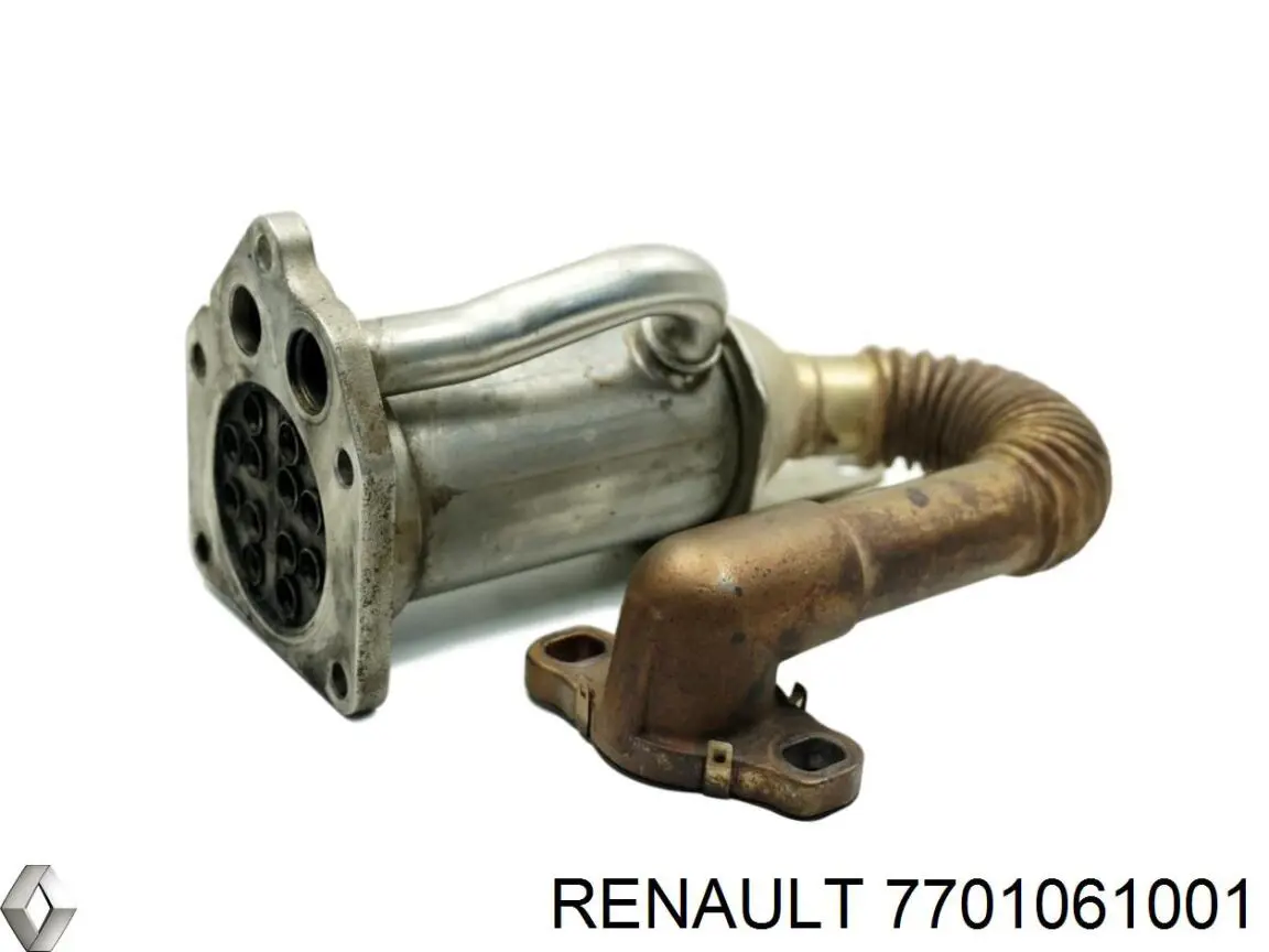 7701061001 Renault (RVI) Enfriador de recirculación de gases de escape EGR