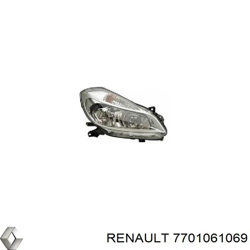 7701061069 Renault (RVI) faro derecho