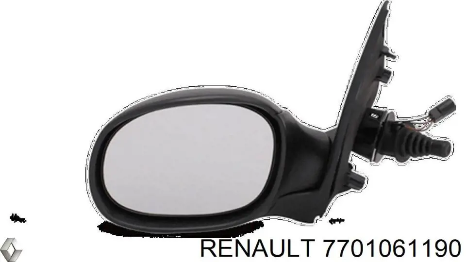 Comprar 7701061190 Renault (RVI) Espejo de retrovisor izquierdo