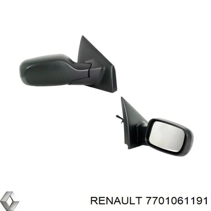 7701061191 Renault (RVI) Espejo derecho
