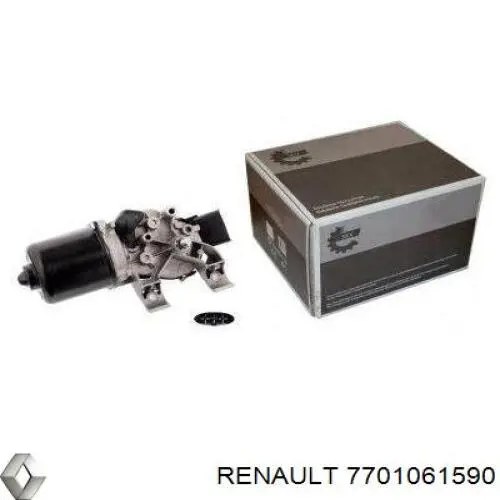 7701061590 Renault (RVI) motor del limpiaparabrisas del parabrisas