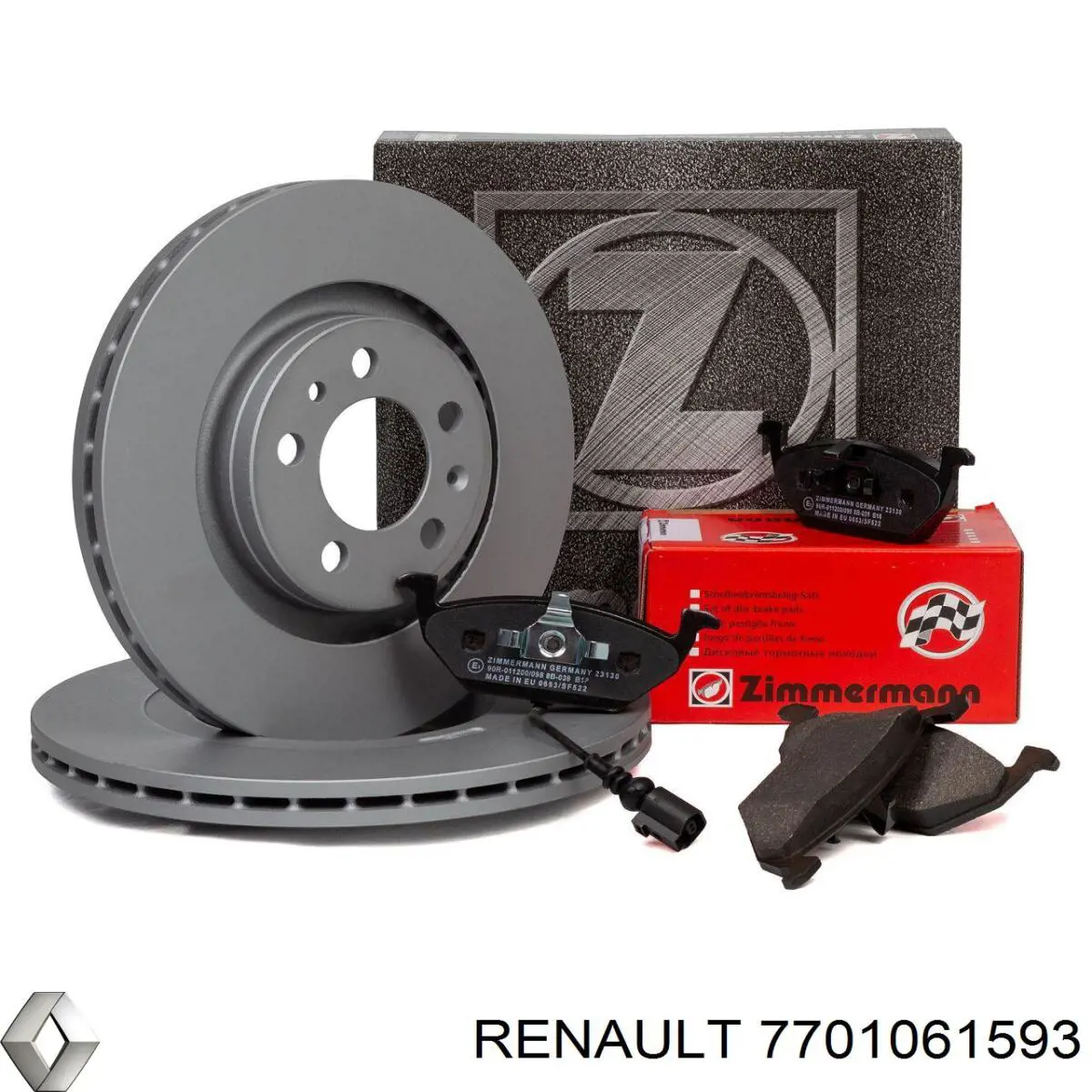 Escobillas delanteras Renault (RVI) 7701061593 precio, desde 21,34 EUR