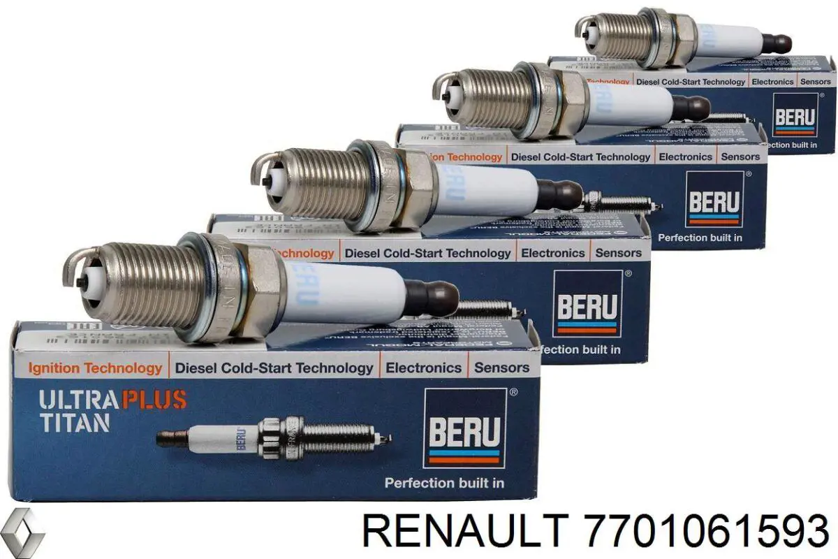 Escobillas de limpiaparabrisas delanteras Renault (RVI) 7701061593