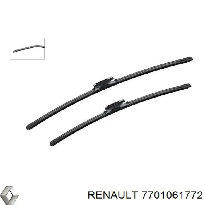 Escobillas delanteras Renault (RVI) 7701061772 precio, desde 23,86 EUR