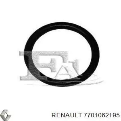 7701062195 Renault (RVI) Junta de manguera de drenaje de aceite de turbina