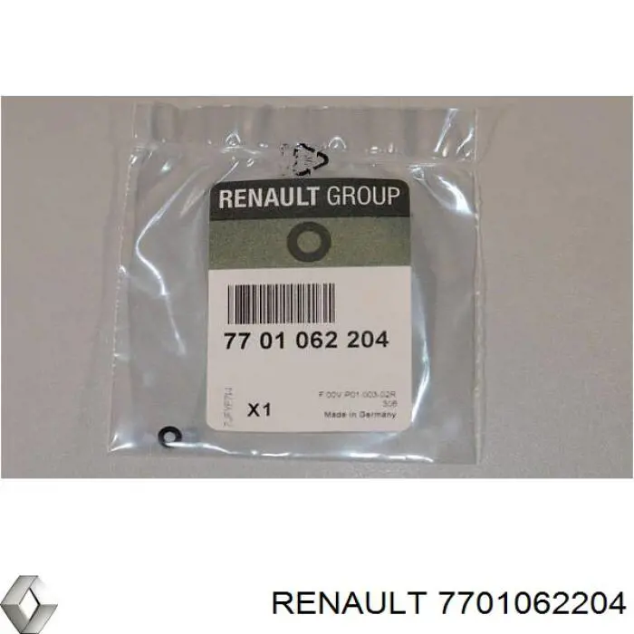 7701062204 Renault (RVI) anillo obturador, tubería de inyector, retorno