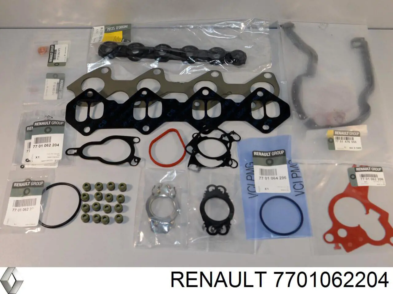Anillo de sellado del conector de retorno del inyector 7701062204 Renault (RVI)