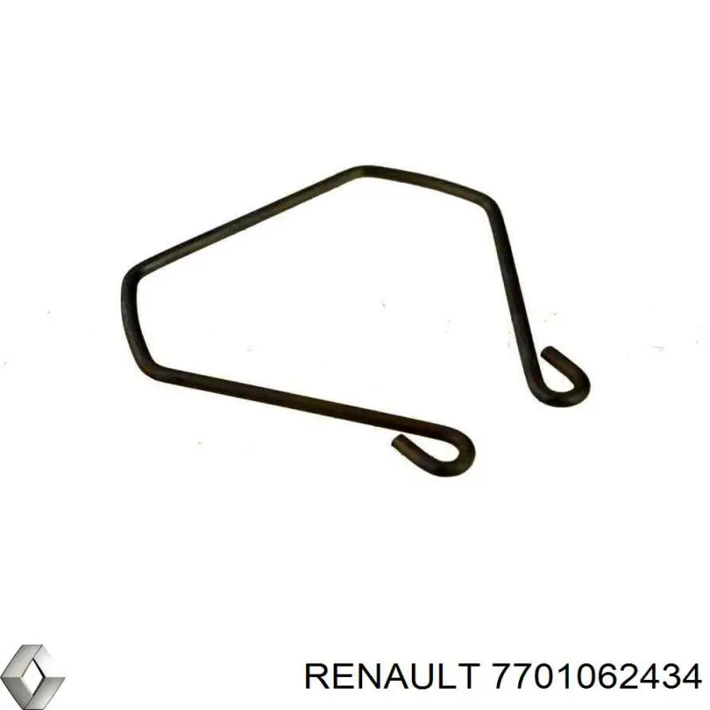 7701062434 Renault (RVI) estribo de tubo flexible de aire de sobrealimentación