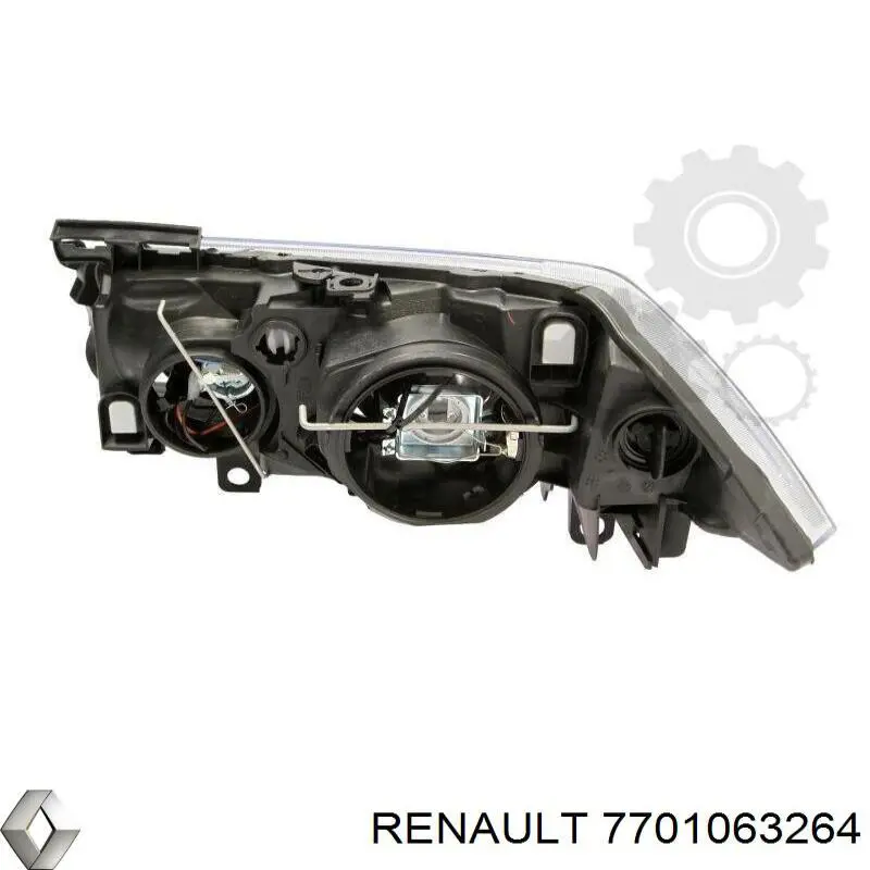 7701063264 Renault (RVI) faro derecho