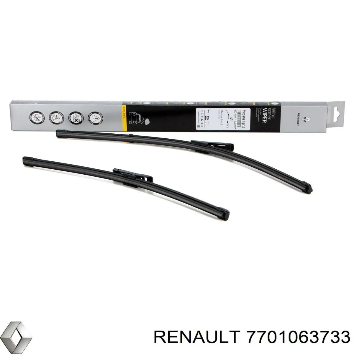 7701063733 Renault (RVI) limpiaparabrisas