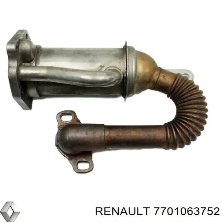 Comprar 7701063752 Renault (RVI) Enfriador de recirculación de gases de escape EGR