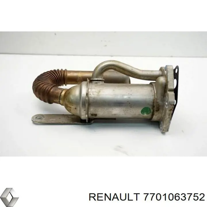 7701063752 Renault (RVI) enfriador egr de recirculación de gases de escape