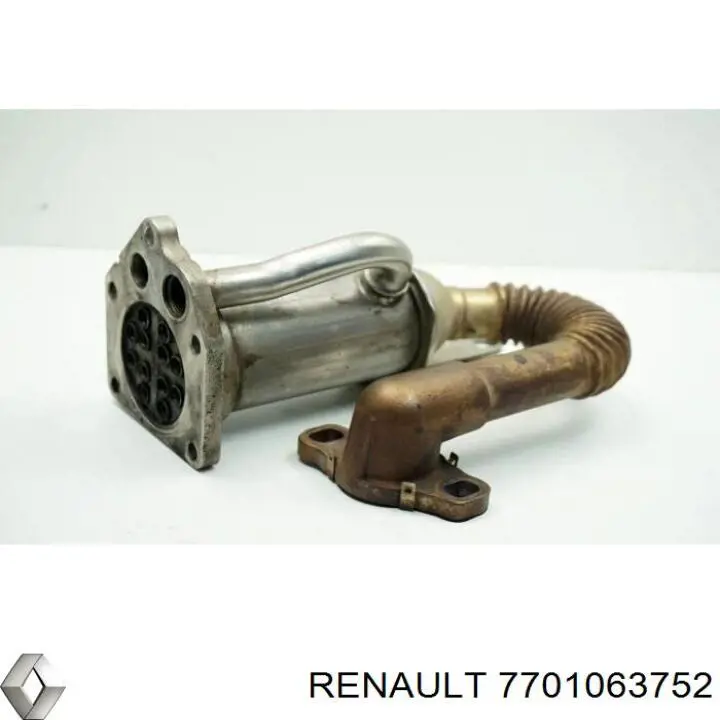 7701063752 Renault (RVI) Enfriador de recirculación de gases de escape EGR