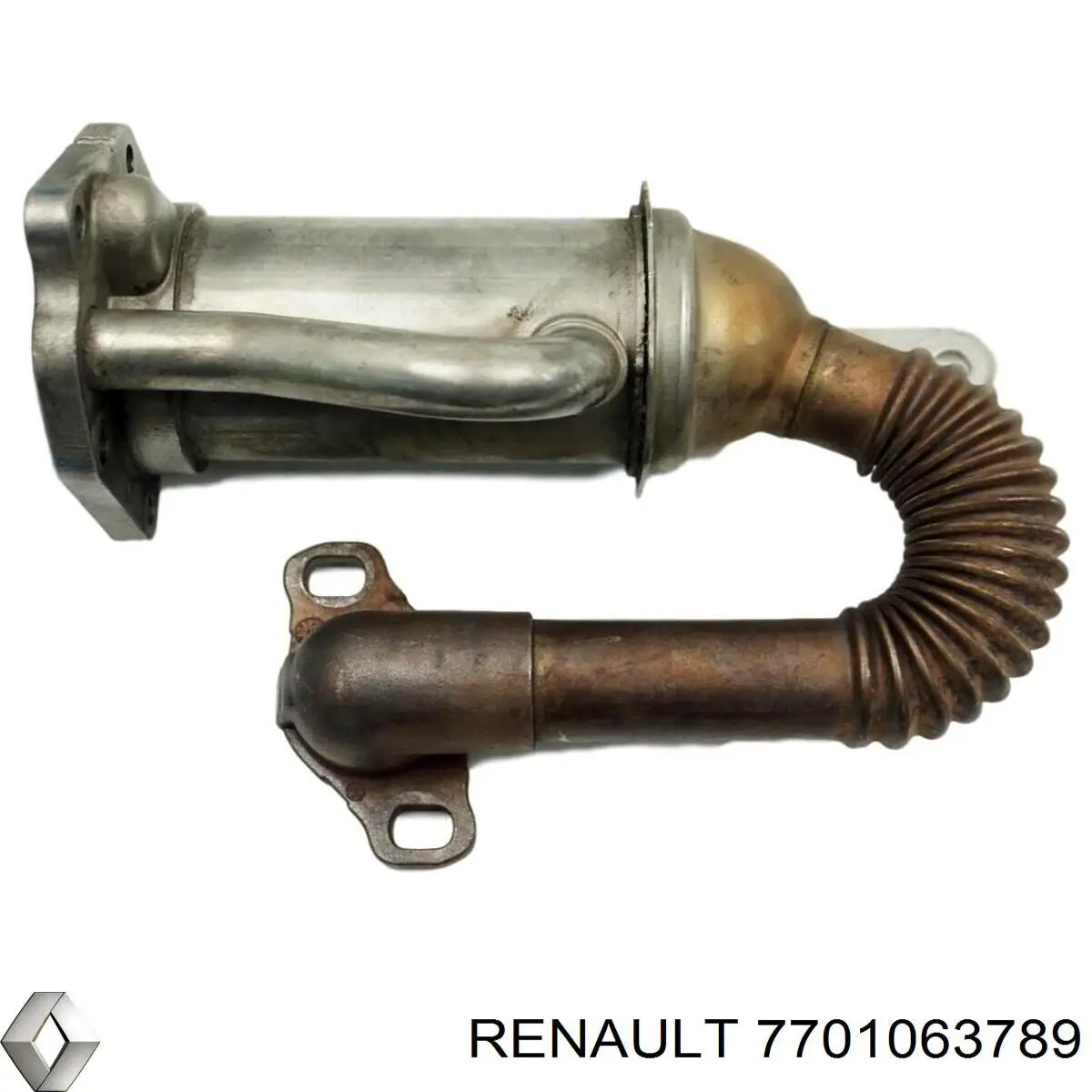 Enfriador de recirculación de gases de escape EGR 7701063789 Renault (RVI)