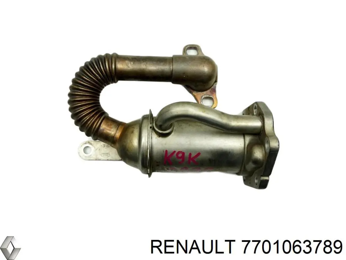 Enfriador de recirculación de gases de escape EGR Renault (RVI) 7701063789 precio, desde 39,20 EUR