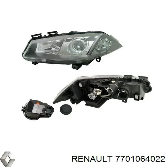 7701064022 Renault (RVI) faro derecho