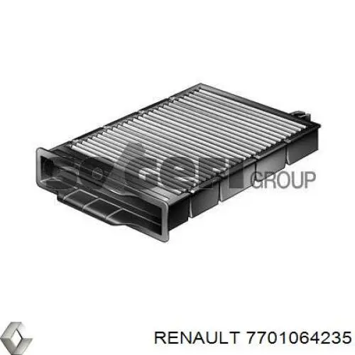 Filtro de habitáculo 7701064235 Renault (RVI)