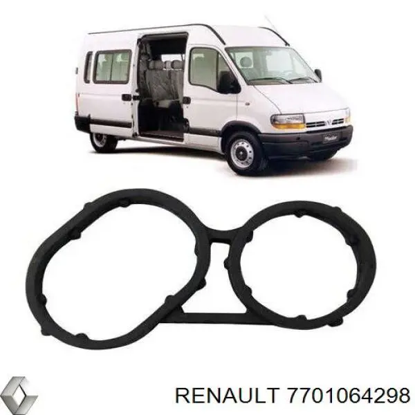 7701064298 Renault (RVI) junta, adaptador de filtro de aceite
