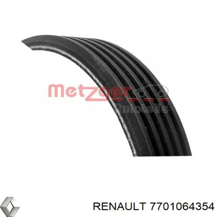 Correa de transmisión trapezoidal Renault (RVI) 7701064354 precio, desde 12,35 EUR