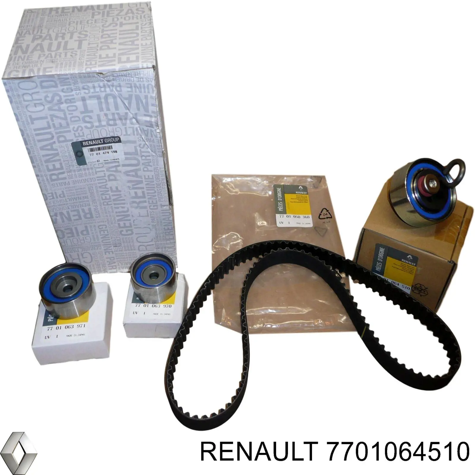 7701064510 Renault (RVI) rodillo, cadena de distribución