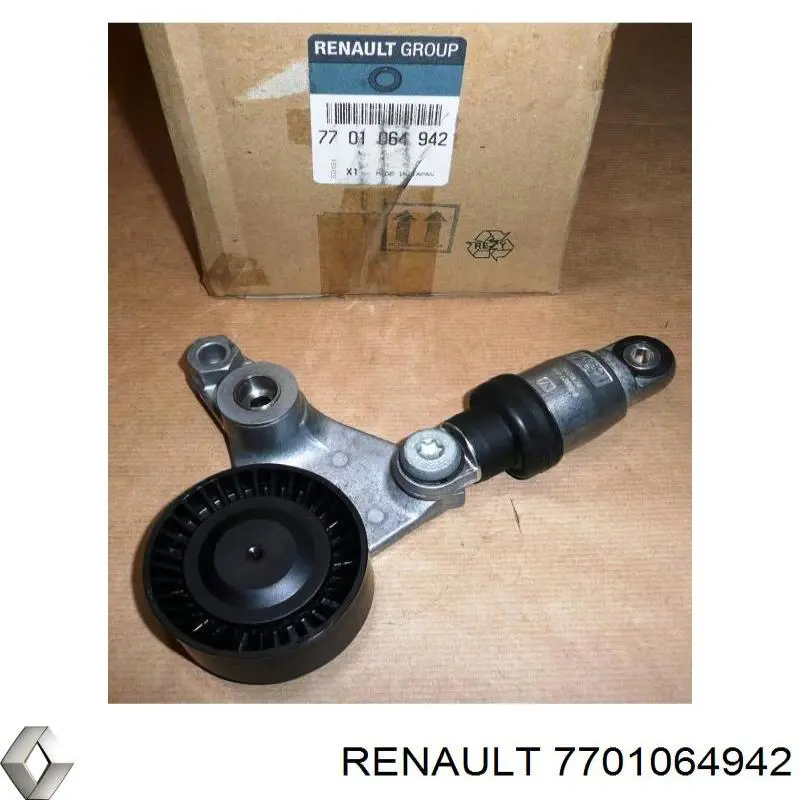 7701064942 Renault (RVI) tensor de correa, correa poli v