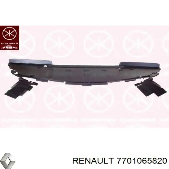7701065820 Renault (RVI) protector para parachoques