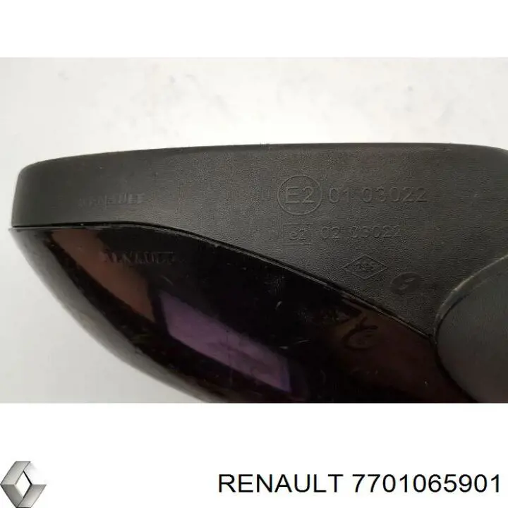 7701065901 Renault (RVI) espejo retrovisor izquierdo