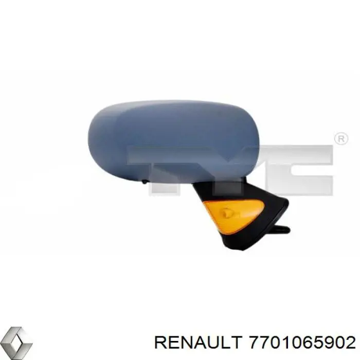 7701065903 Renault (RVI) espejo retrovisor derecho