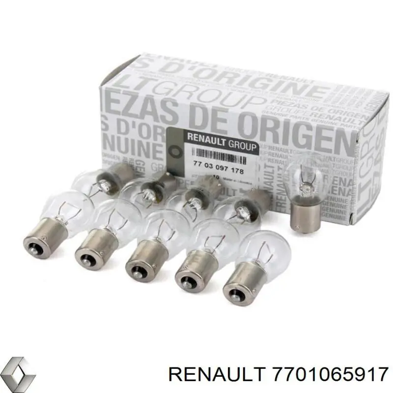 Bombilla de luz de posición delantera Renault (RVI) 7701065917 precio, desde 8,37 EUR