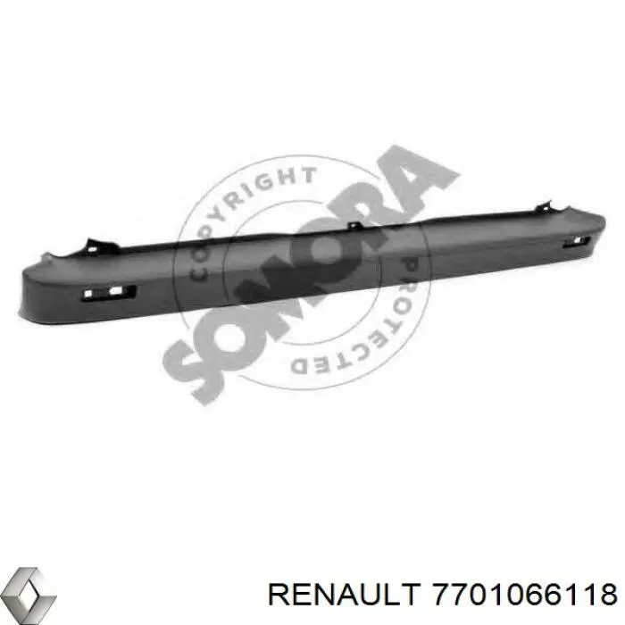 Parachoques delantero Renault (RVI) 7701066118 precio, desde 273,39 EUR