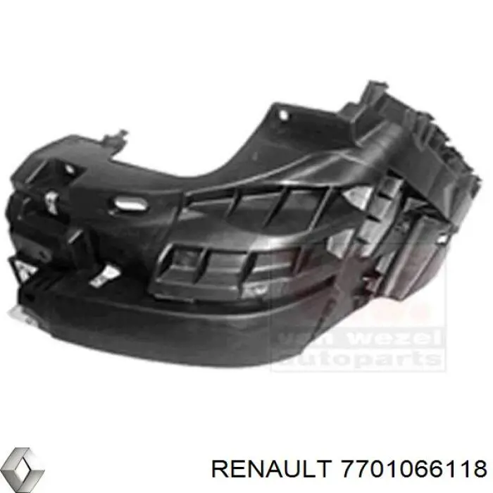 7701066115 Renault (RVI) paragolpes delantero