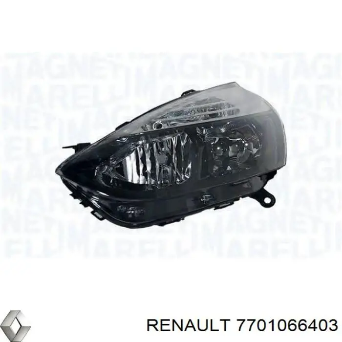 7701061077 Renault (RVI) faro derecho