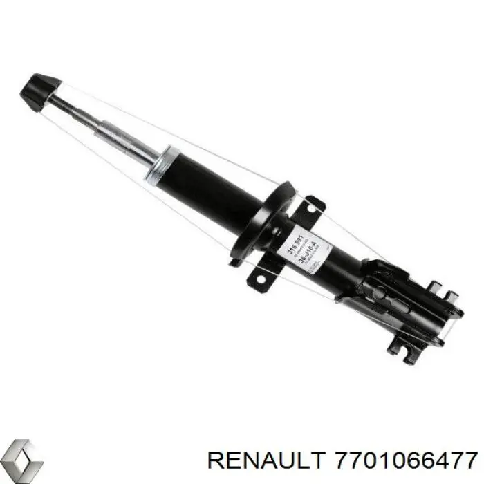 Comprar 7701066477 Renault (RVI) Amortiguador