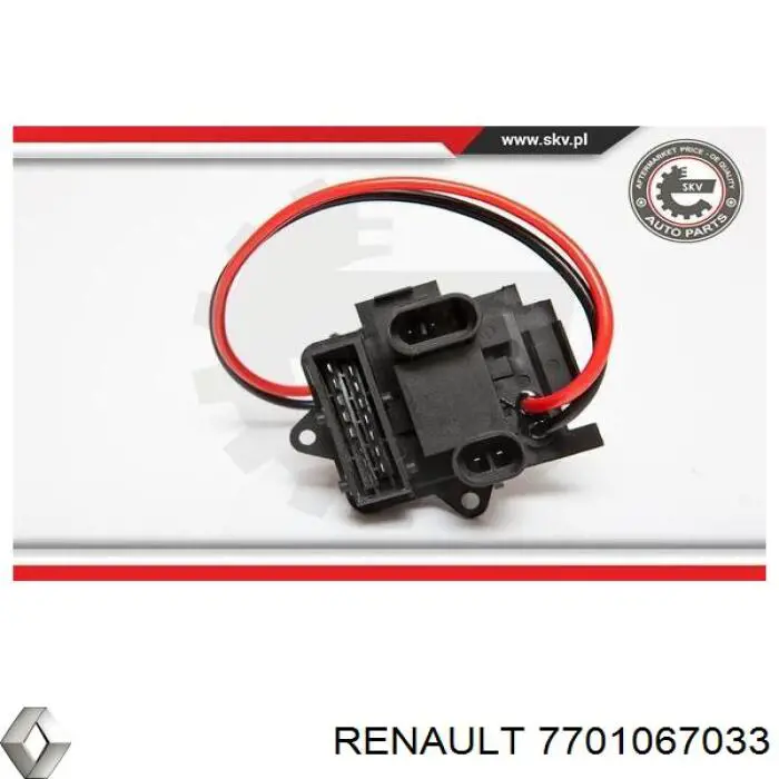 Resistencia de Ventilador Renault (RVI) 7701067033 precio, desde 29,28 EUR