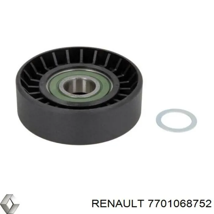 Tensor de la correa trapecial poli v Renault (RVI) 7701068752
