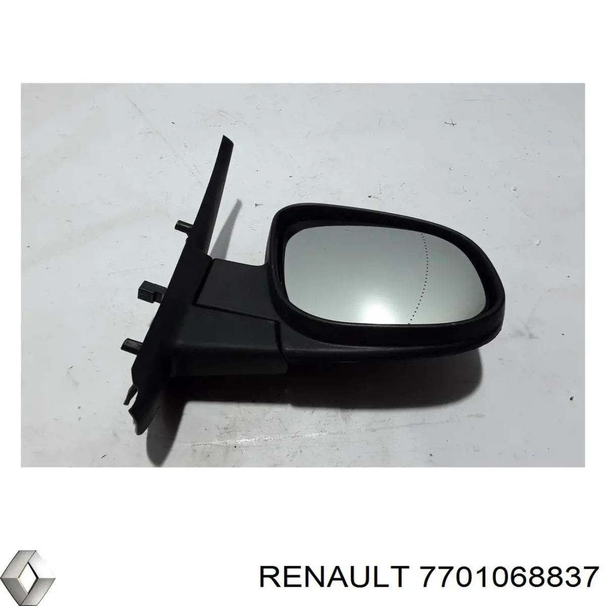 7701068837 Renault (RVI) espejo retrovisor derecho