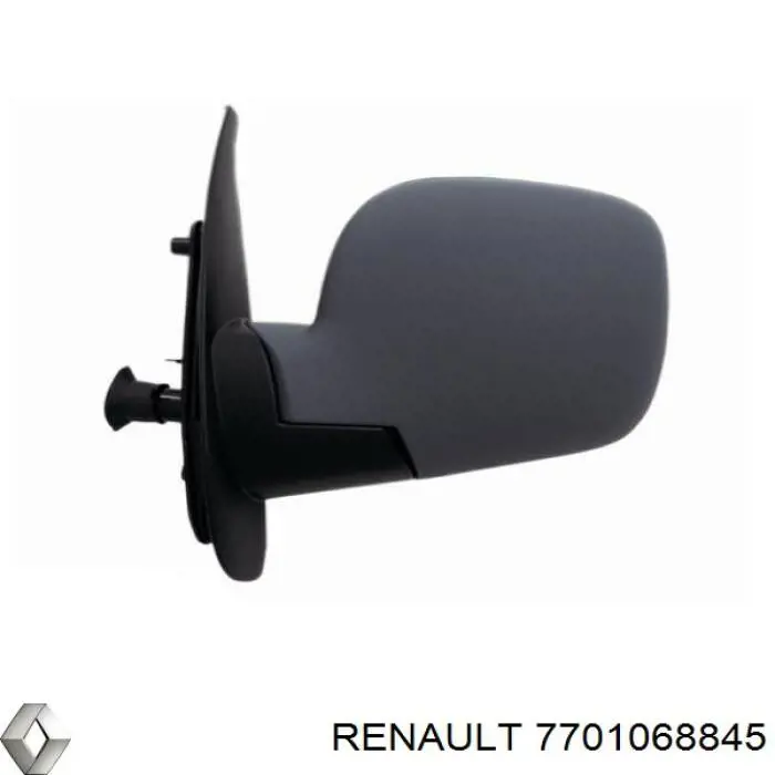 7701068845 Renault (RVI) cubierta de espejo retrovisor izquierdo