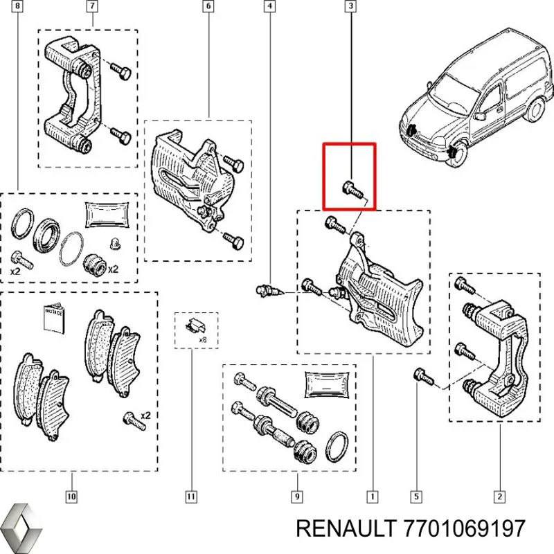 7701069197 Renault (RVI)