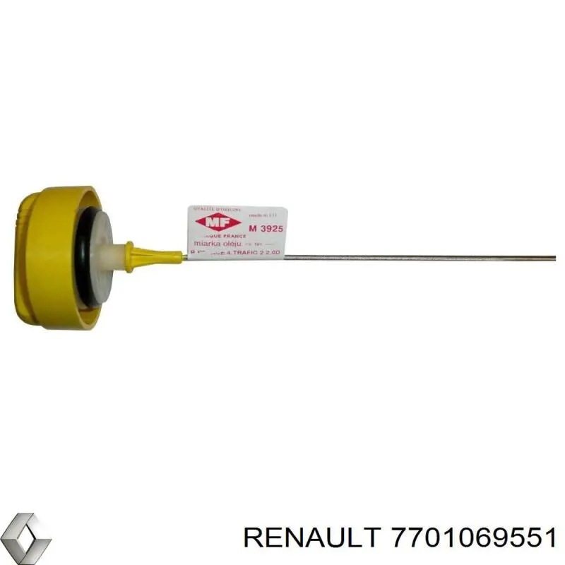 Varilla del nivel de aceite Renault (RVI) 7701069551 precio, desde 19,42 EUR