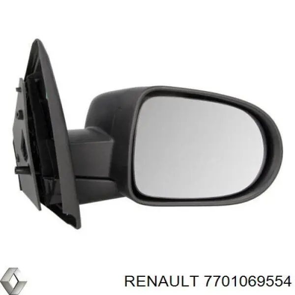 Cristal de espejo retrovisor Renault (RVI) 7701069554