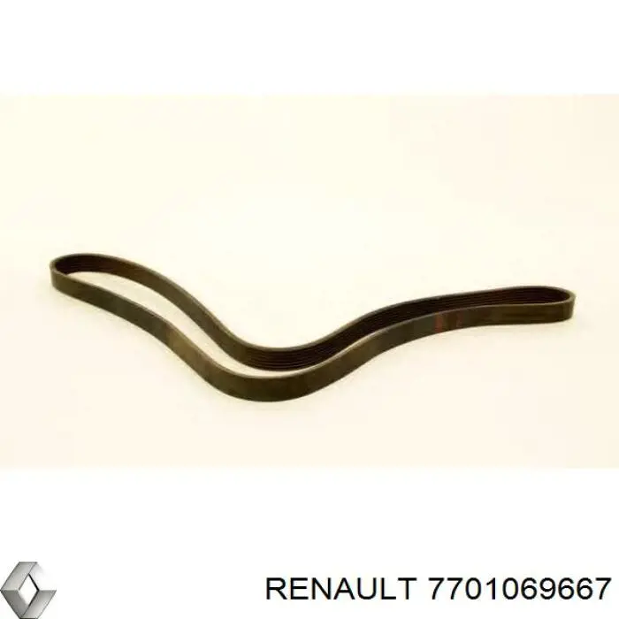 Correa accesorios Renault (RVI) 7701069667