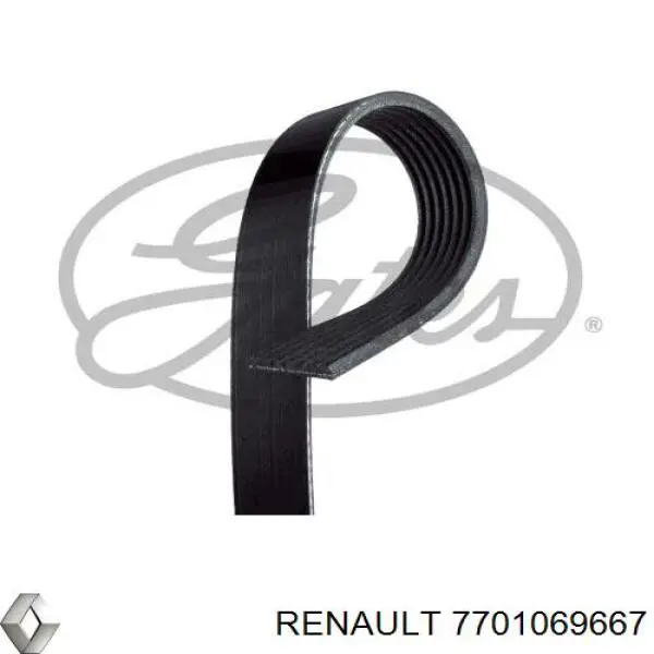 Correa de transmisión trapezoidal Renault (RVI) 7701069667 precio, desde 22,90 EUR
