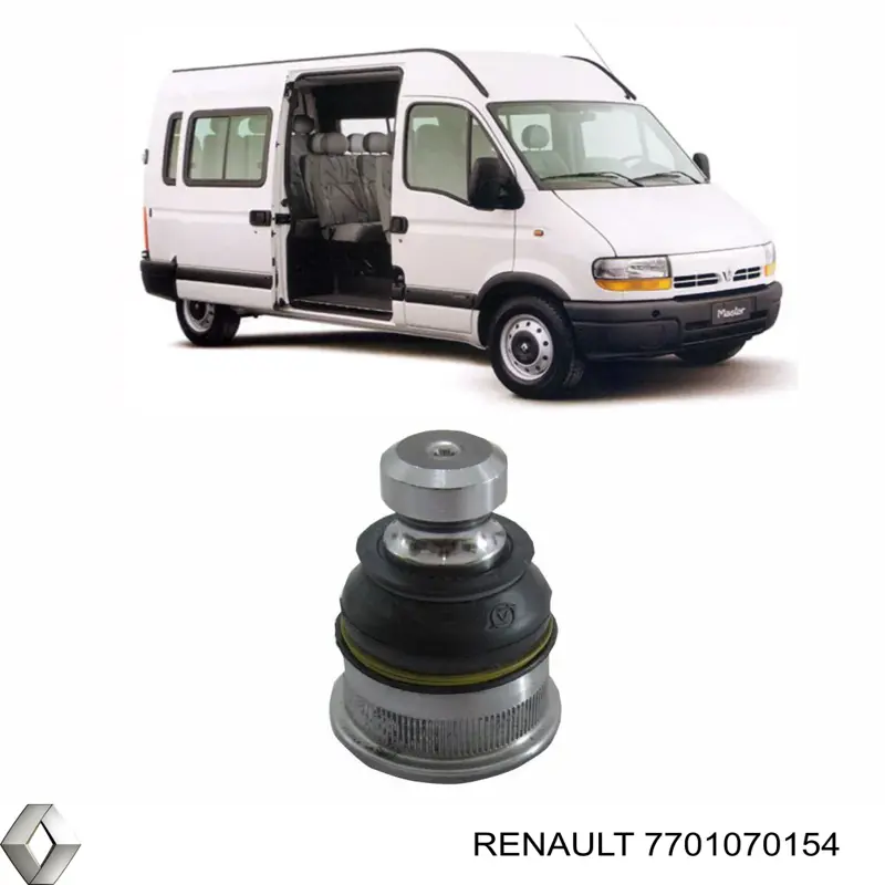 7701070154 Renault (RVI) Rótula inferior de suspensión