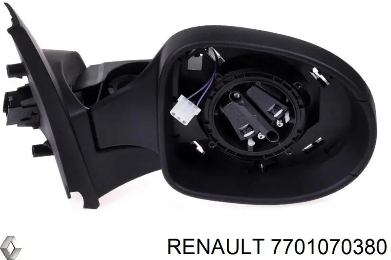 7701070380 Renault (RVI) espejo retrovisor derecho