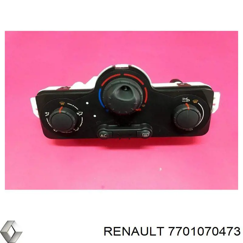 7701060016 Renault (RVI) unidad de control, calefacción/ventilacion