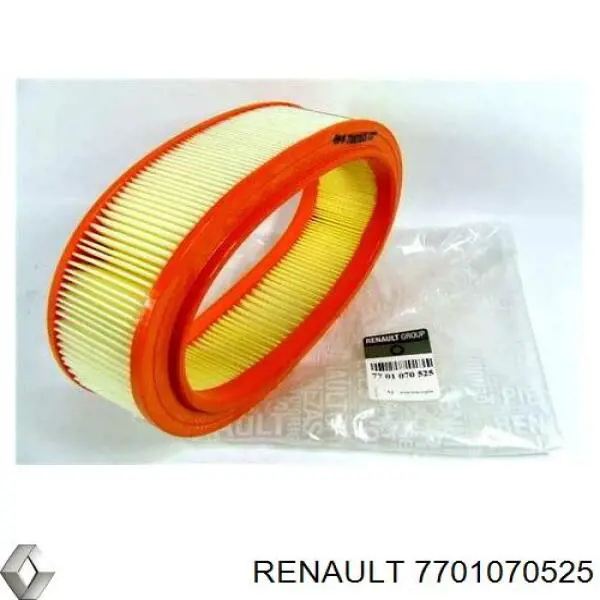 Filtro de aire 7701070525 Renault (RVI)