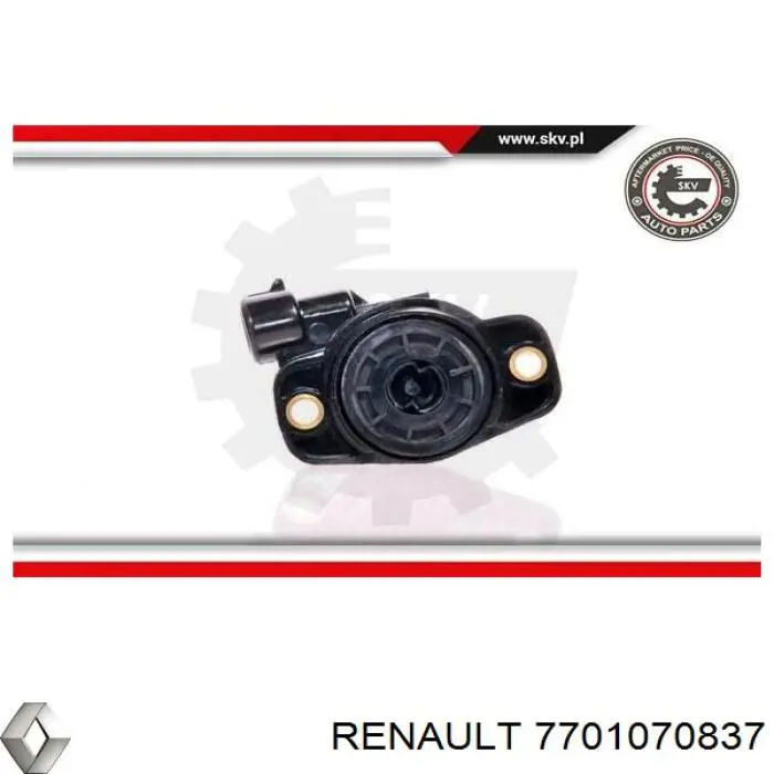Sensor, posición mariposa Renault (RVI) 7701070837 precio, desde 34,24 EUR