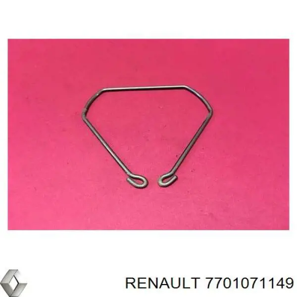 7701071149 Renault (RVI) estribo de tubo flexible de aire de sobrealimentación