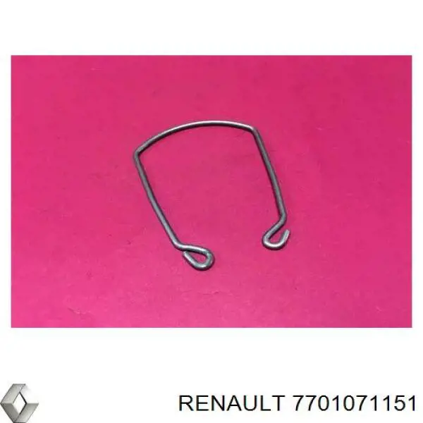 7701071151 Renault (RVI) estribo de tubo flexible de aire de sobrealimentación