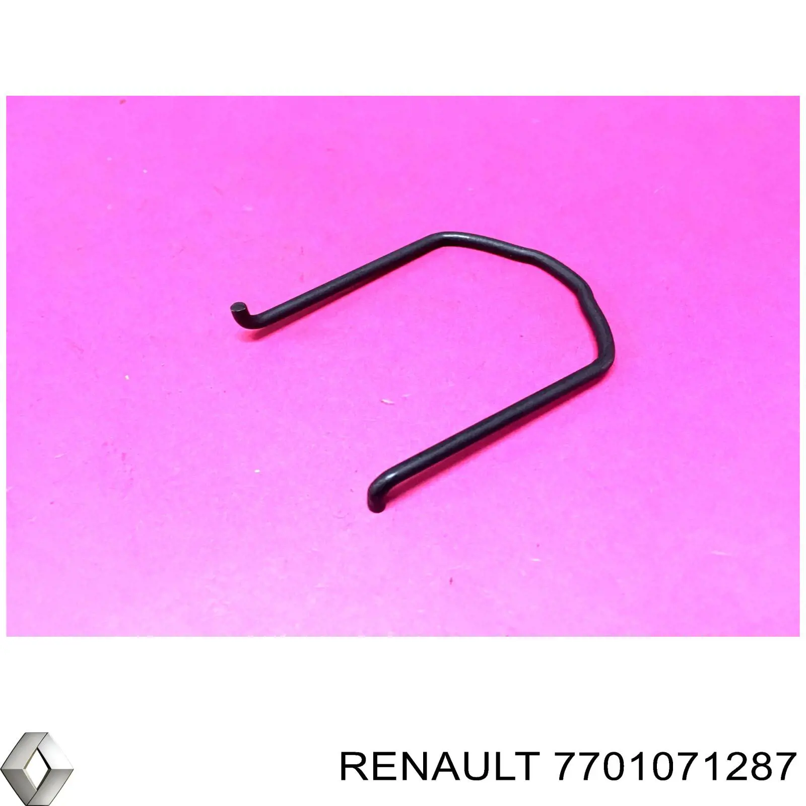 7701071287 Renault (RVI) pinza de resorte